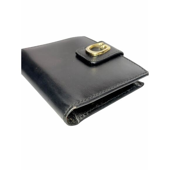 Gucci Horsebit Black Leather Kisslock Wallet w/ Gold Hardware - Picture 9 of 14